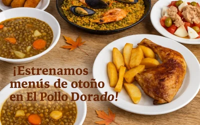 ¡Estrenamos menú de otoño en El Pollo Dorado!