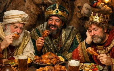 Reyes, regalos… y pollo para recuperar fuerzas