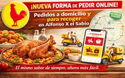 Pedidos a domicilio y para recoger en Alfonso X el Sabio: estrenamos nueva plataforma